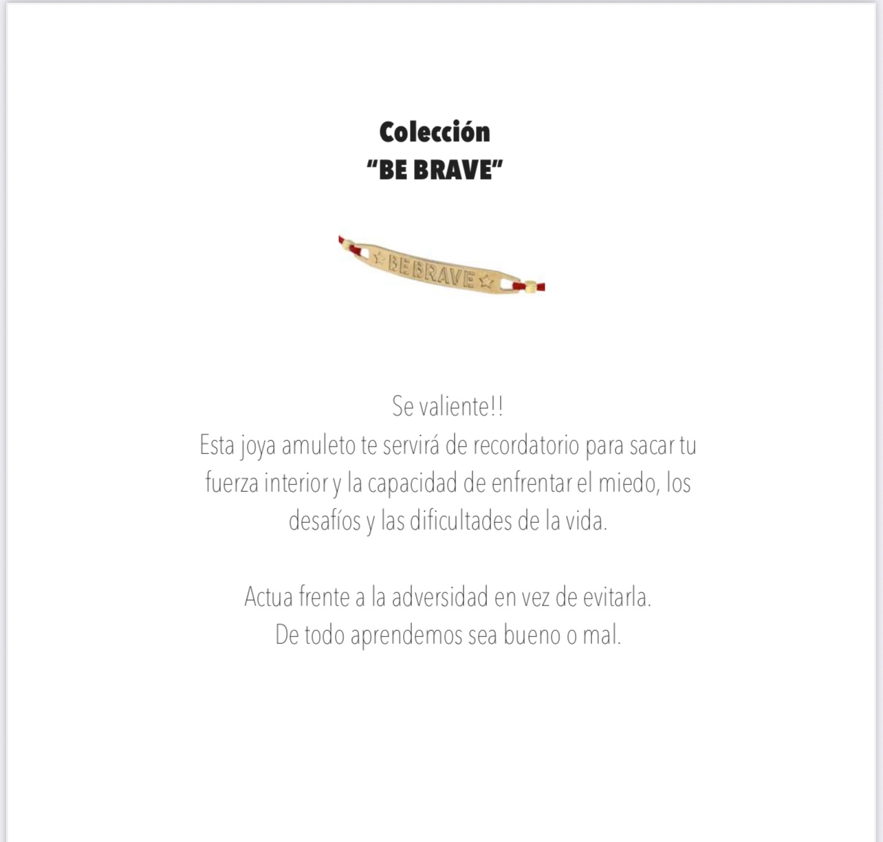 Pulsera BE BRAVE - Imagen 3