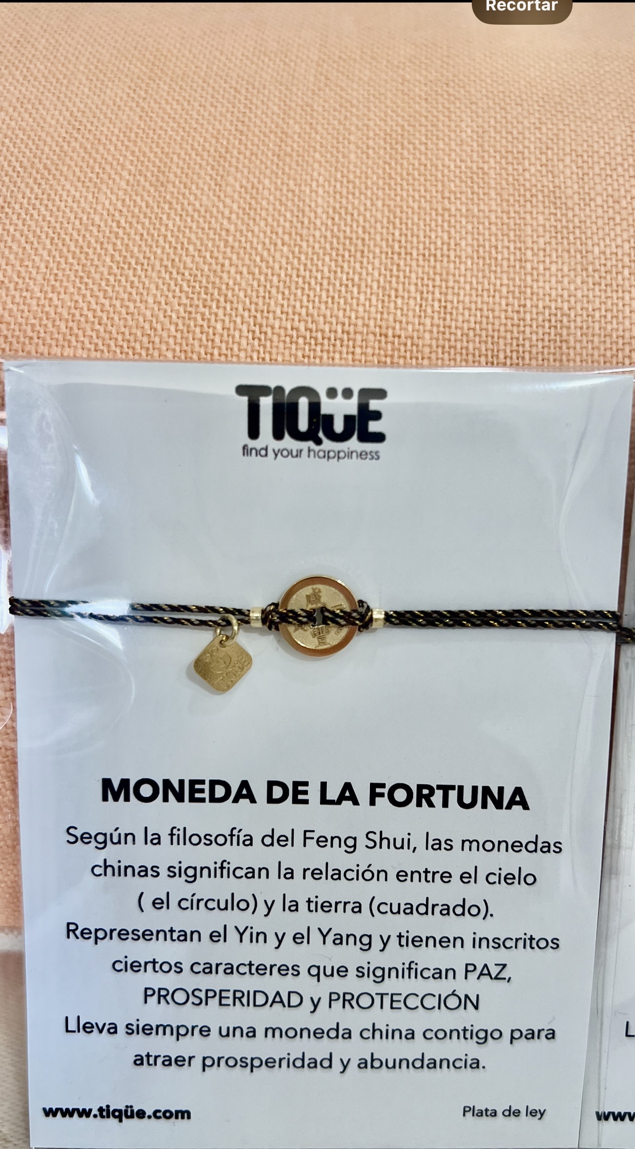 Pulsera MONEDA DE LA FORTUNA FARO - Imagen 3